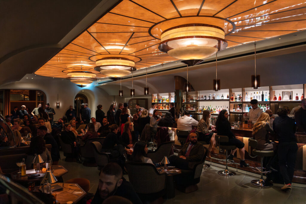 The Gambit Bar at the newman hotel in Fitzrovia, London