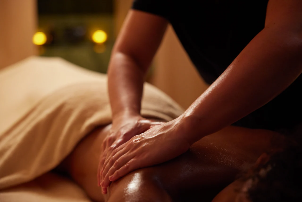 Paus and massage at the mandarin oriental hotel in Mayfair