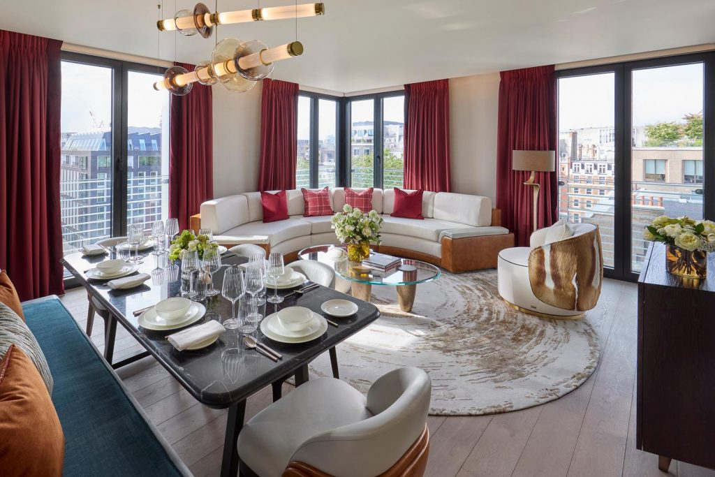 the Handover residence at mandarin oriental in Mayfair